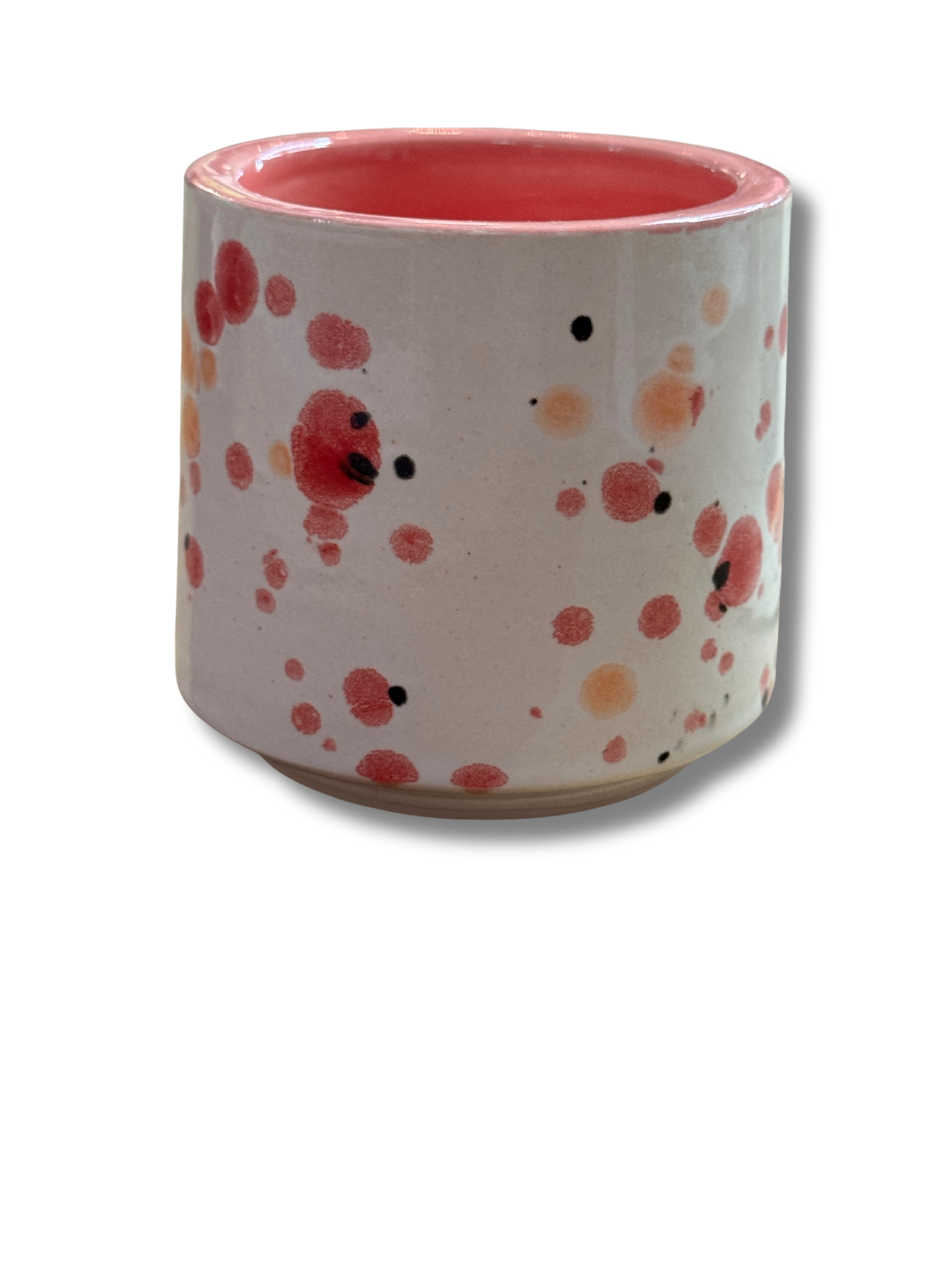 Spotted Flamingo Ceramic Cup/Planter