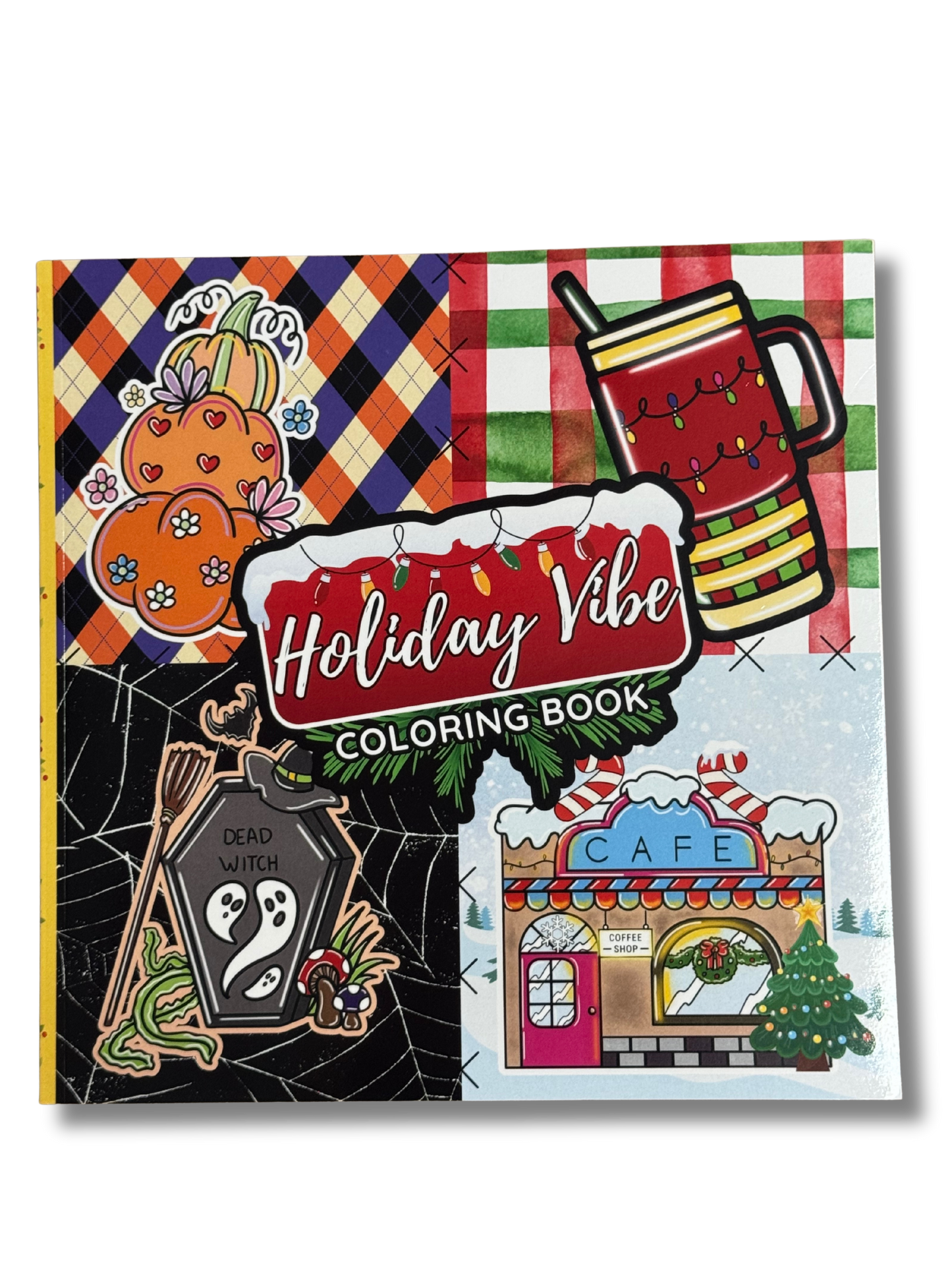 Holiday Coloring Book by Glitter in a cup