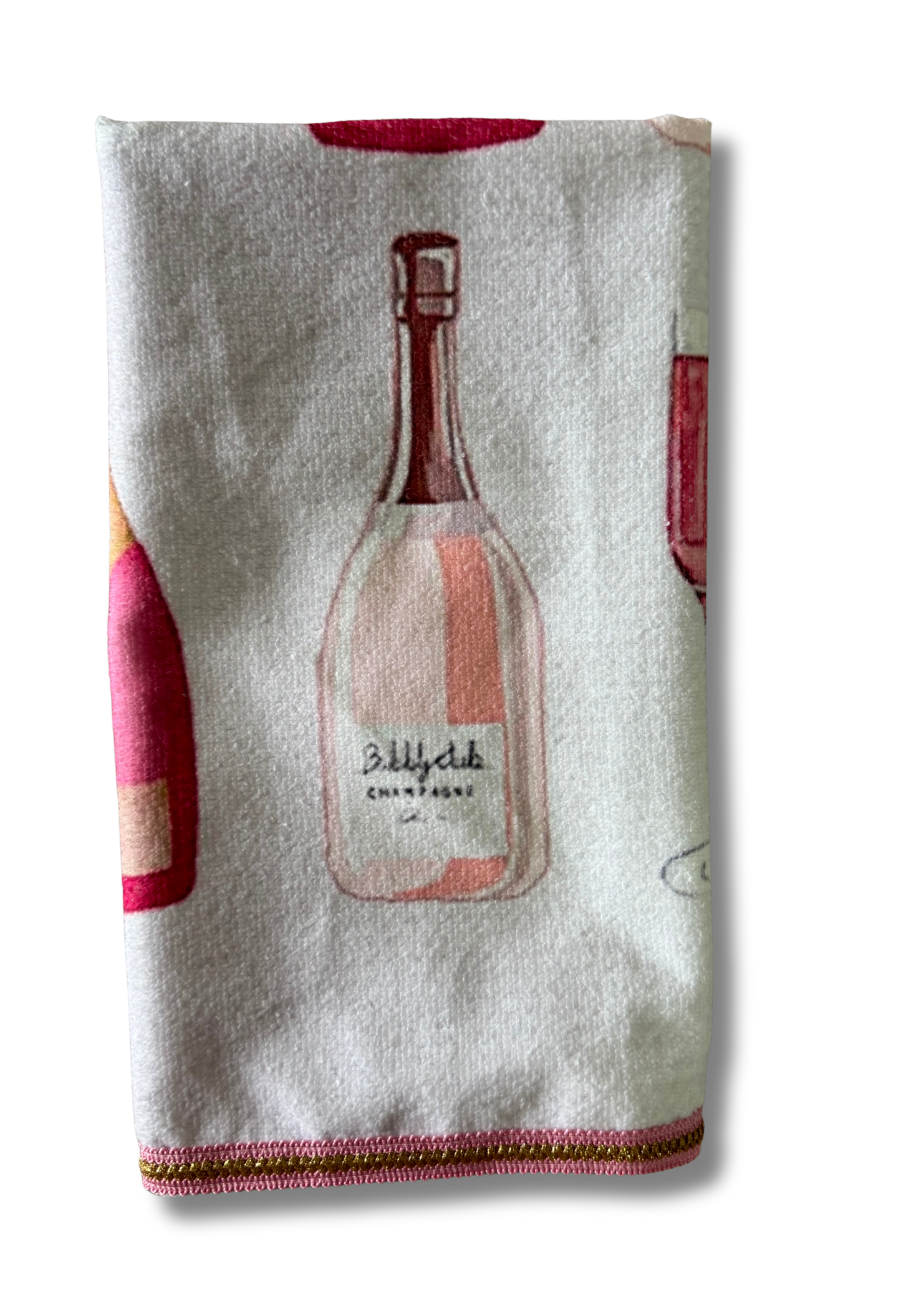 Pink Bubbly Kitchen Towel
