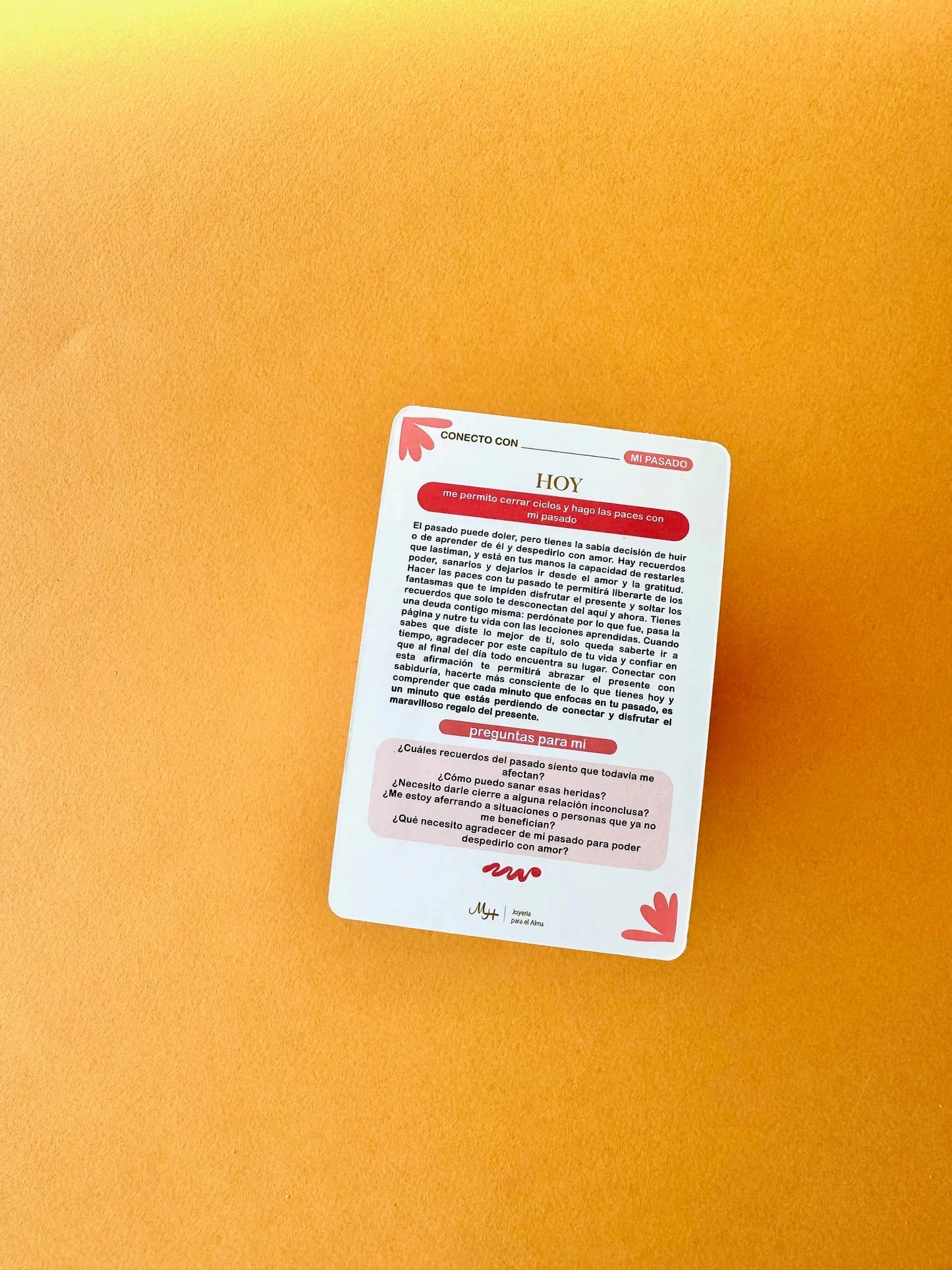 HOY Tu felicidad empieza aquí y ahora - Cartas de Afirmaciones