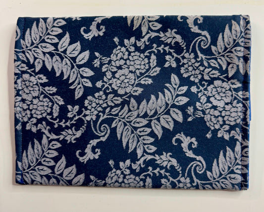 Artisan handbag - Floral denim