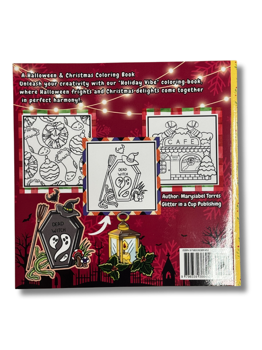 Holiday Coloring Book by Glitter in a cup