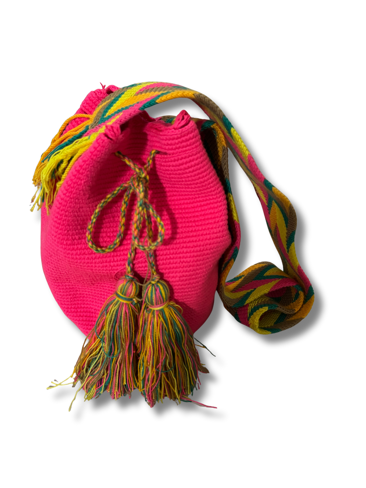 Pink Wayuu Bag - Large