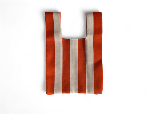 Stripped Mini Bag - Orange