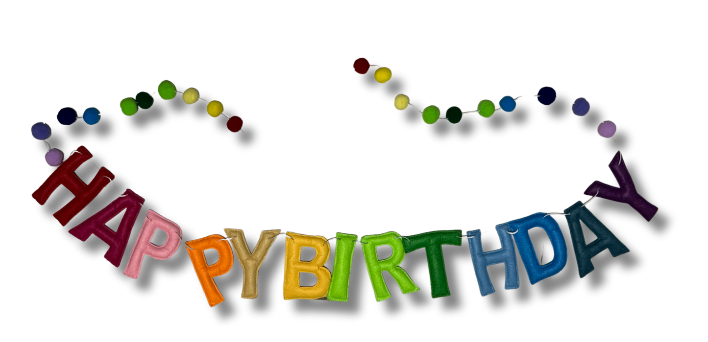 Happy B-day Garland