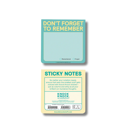 Remember Sticky Notes