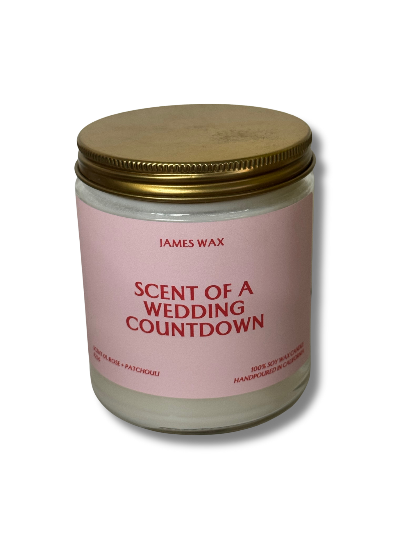 Scent of a wedding countdown Candle