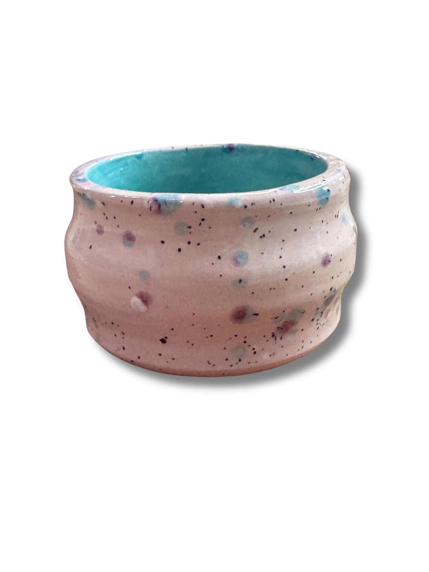Spotted Bubblegum Ceramic Mini cup/planter
