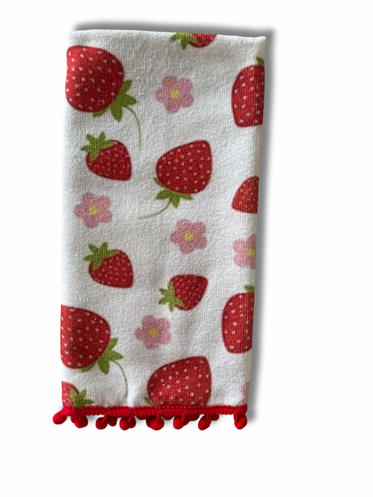 Berry Red Kitchen Towel