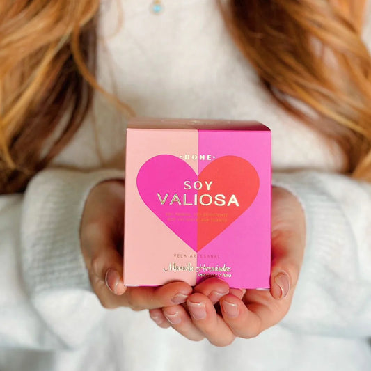 Soy Valiosa - Vela y pulsera de cuarzo