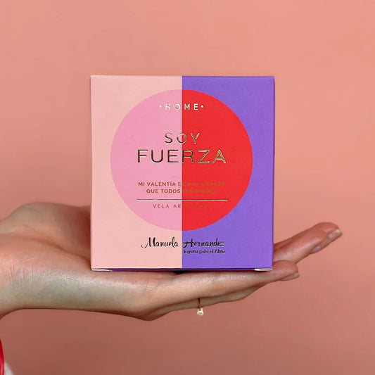 Soy Fuerza - Vela y pulsera de cuarzo