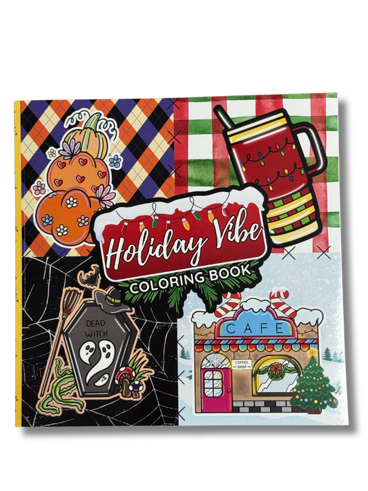 Holiday Coloring Book by Glitter in a cup