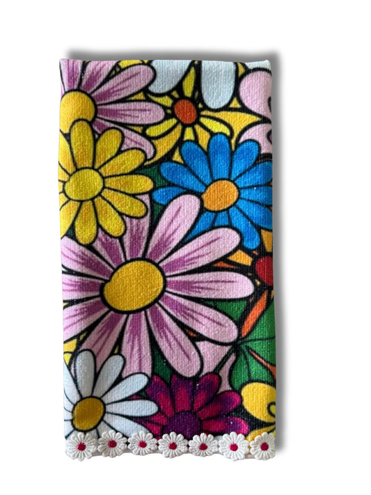 Flower Power  Kitchen Towel