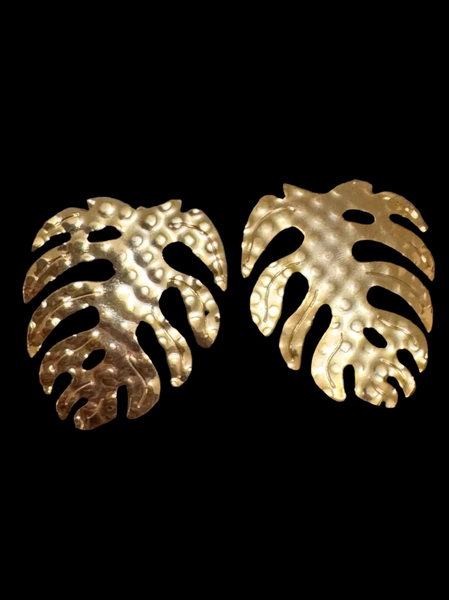 Monstera Earrings