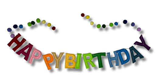 Happy B-day Garland