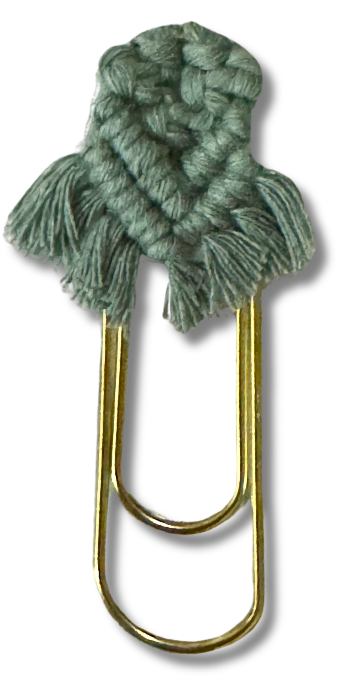 Bozzo Design Green Macrame Bookmark