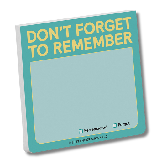 Remember Sticky Notes