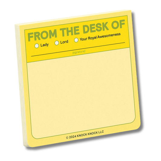 From the desk of Sticky Notes