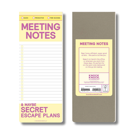 Meeting Notes… List Pad