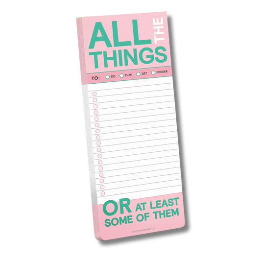 All Things… List Pad