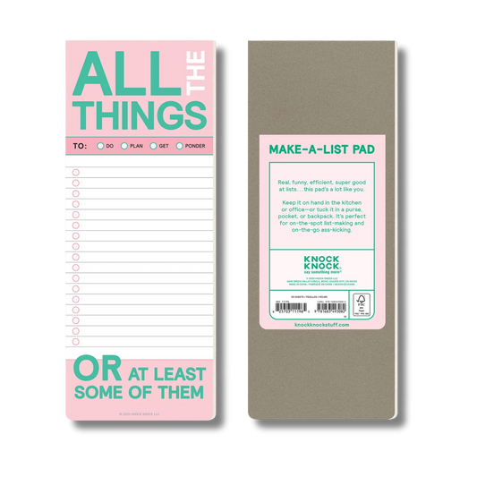 All Things… List Pad