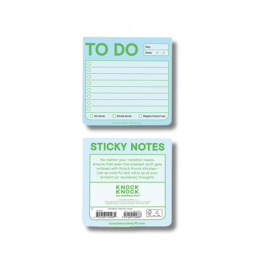 To Do Sticky Notes