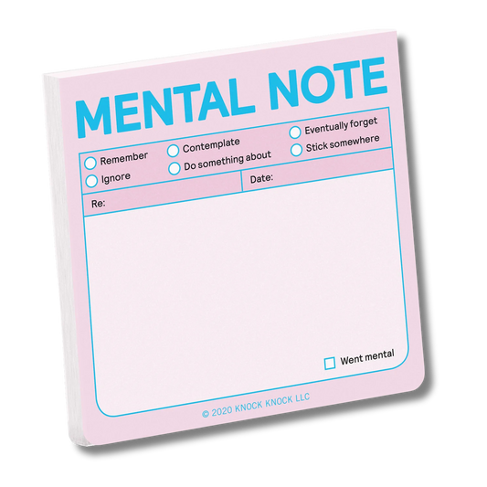 Mental Note Sticky Notes