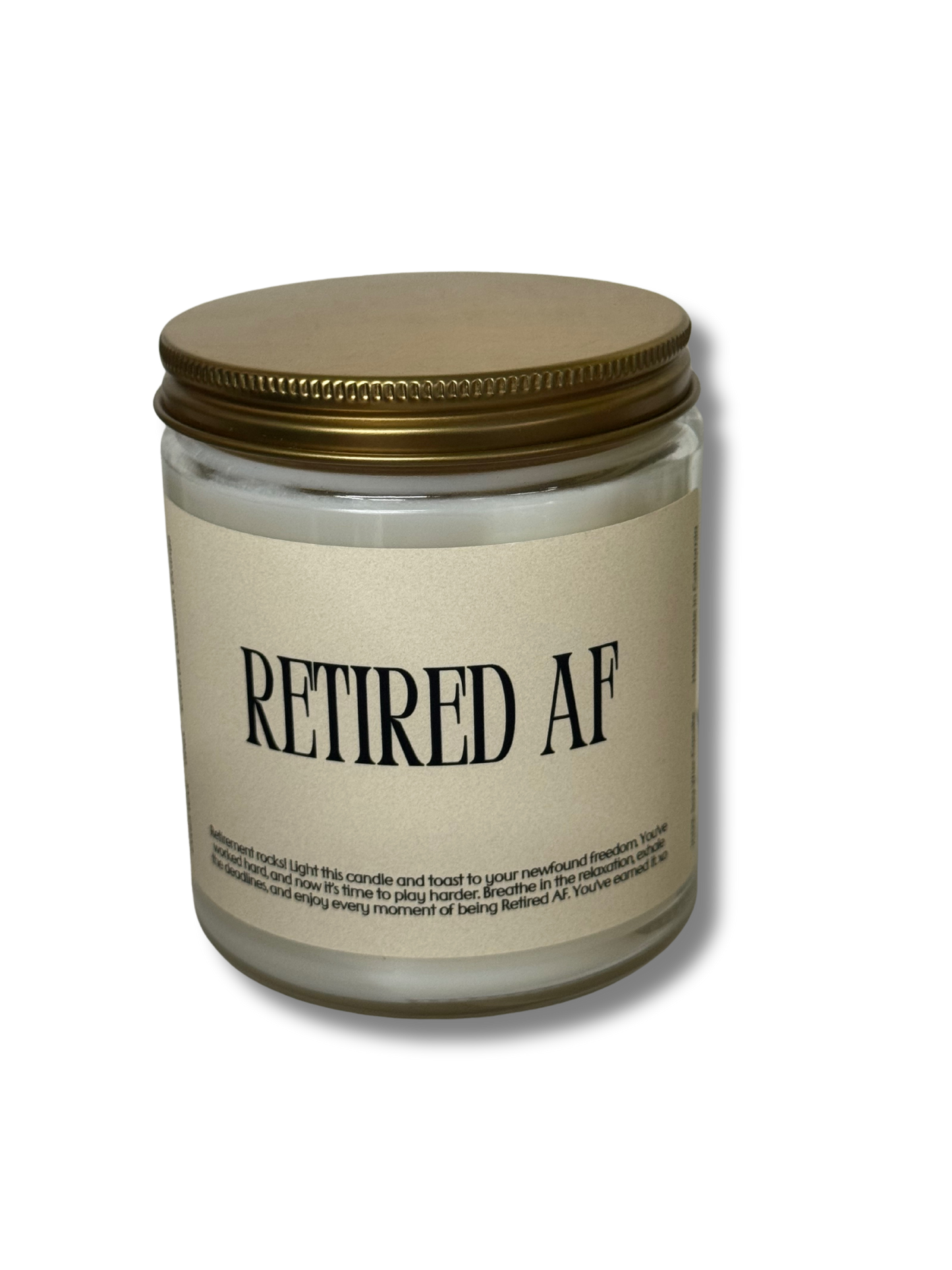 Retired AF Candle
