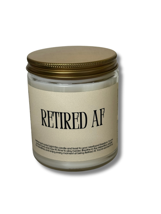 Retired AF Candle