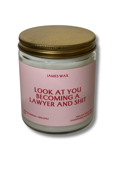 Becoming a lawyer Candle