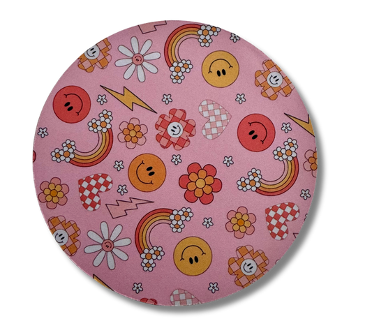 Funky Flower-power Mousepad