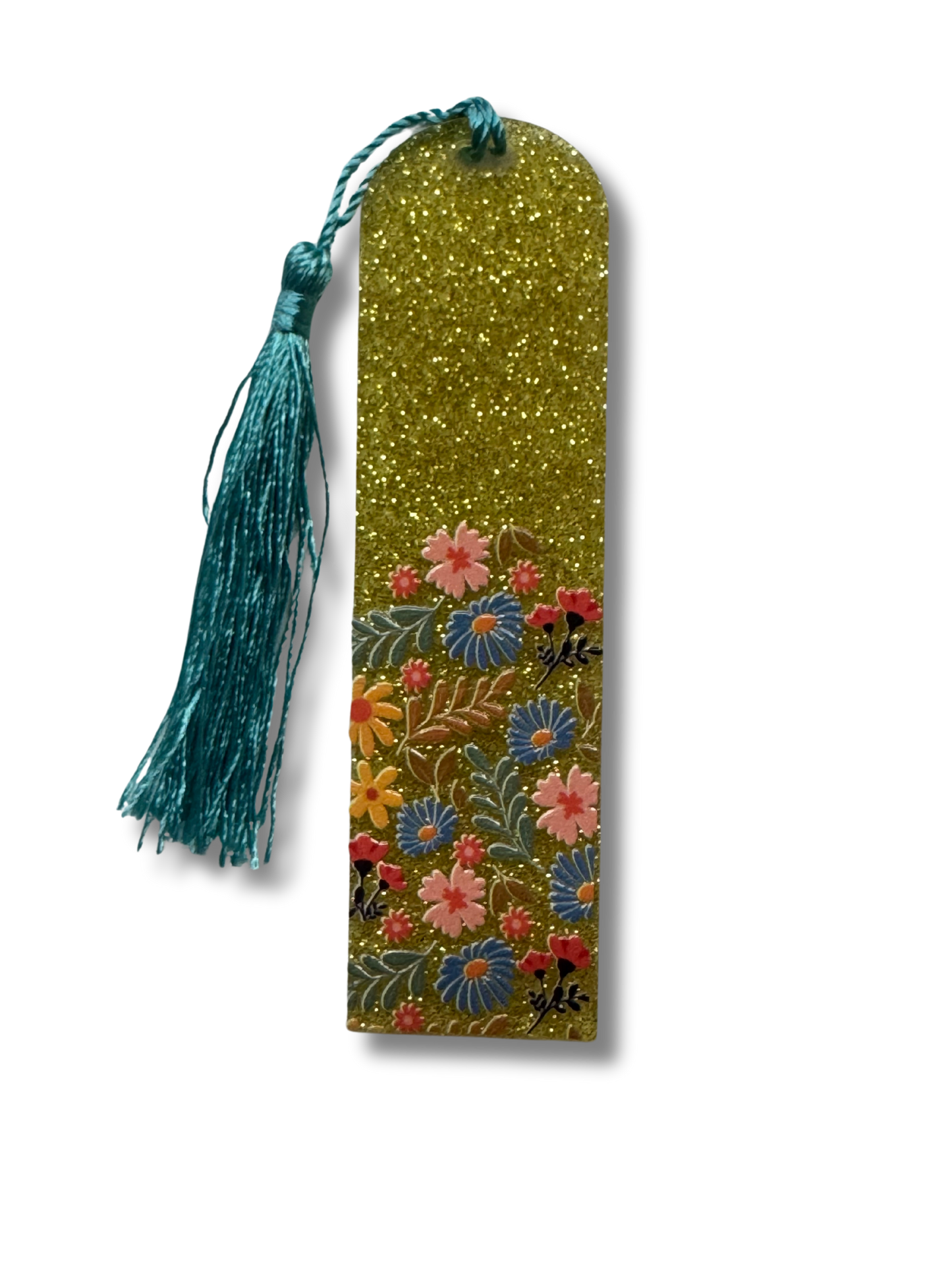 Garden yellow bookmark