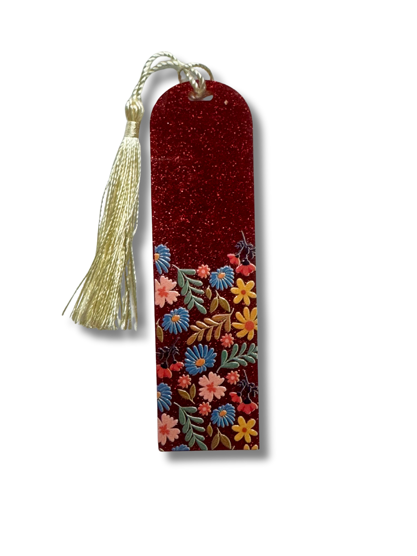 Garden red bookmark