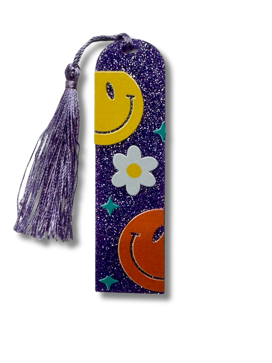 Groovy purple bookmark