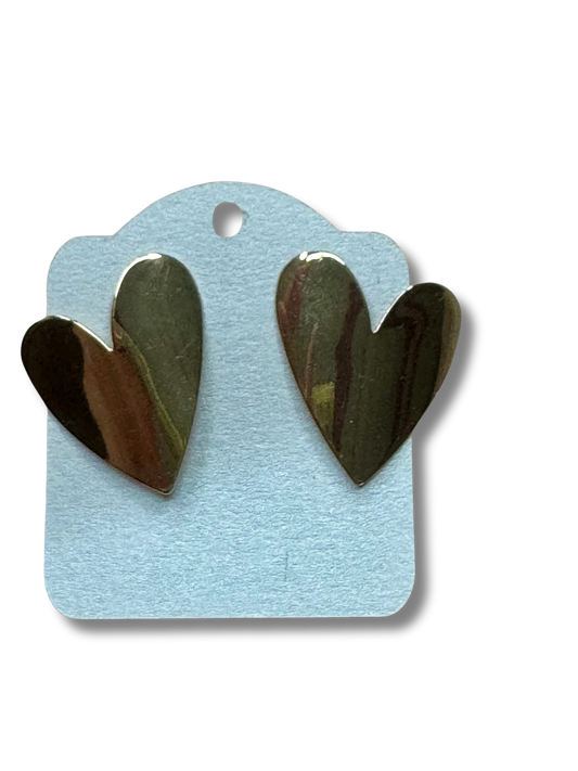 Heart earrings - Gold