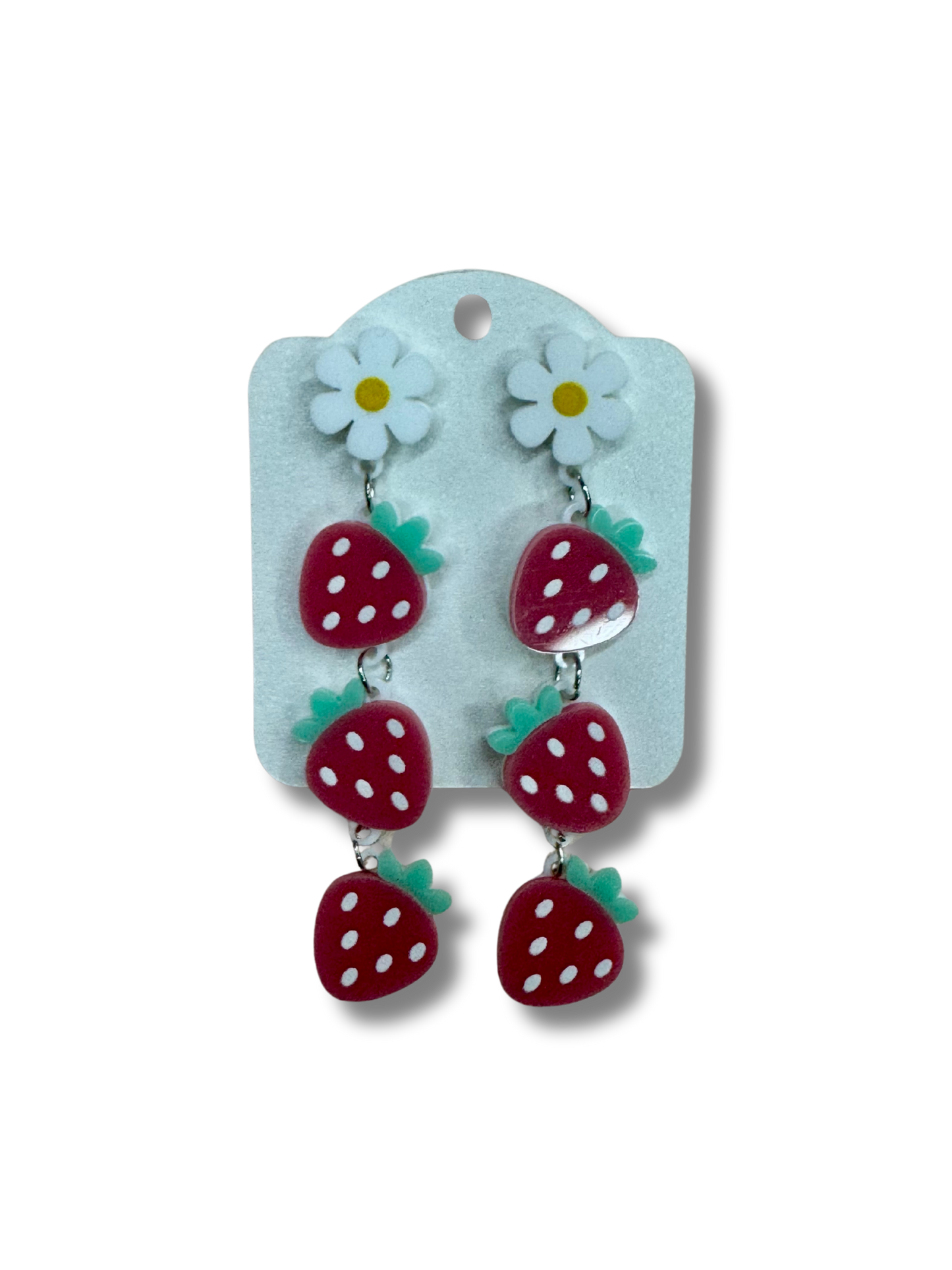 Daisy & berries earrings