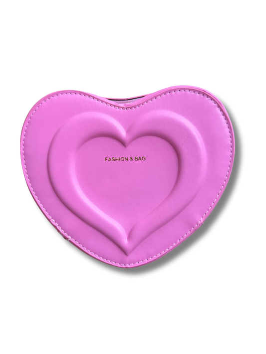 Pink heart Shoulder Bag
